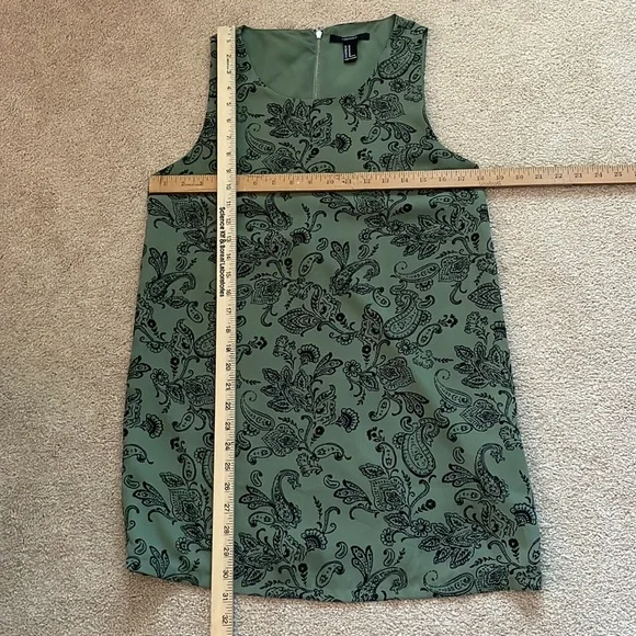 Chic Green and Black Mini Dress - Picture 3 of 3